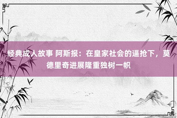 经典成人故事 阿斯报：在皇家社会的逼抢下，莫德里奇进展隆重独树一帜