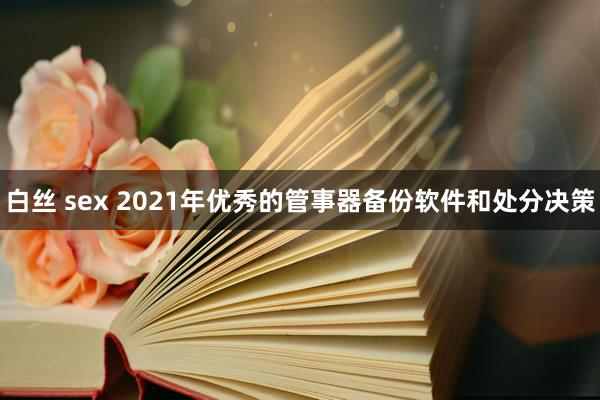 白丝 sex 2021年优秀的管事器备份软件和处分决策