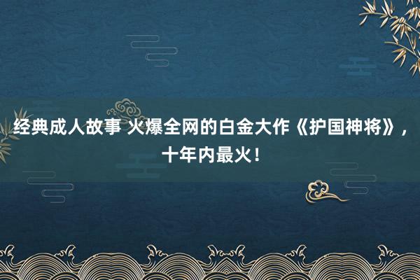 经典成人故事 火爆全网的白金大作《护国神将》，十年内最火！