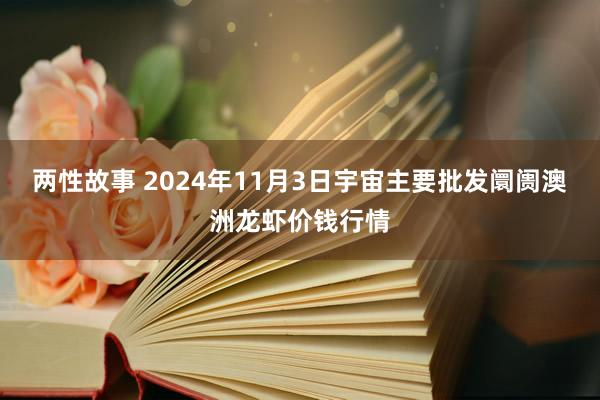 两性故事 2024年11月3日宇宙主要批发阛阓澳洲龙虾价钱行情