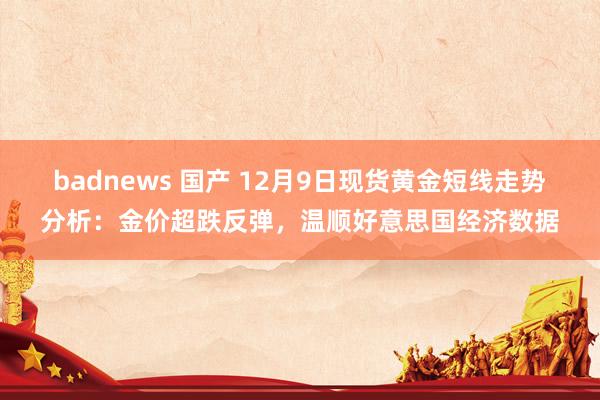 badnews 国产 12月9日现货黄金短线走势分析：金价超跌反弹，温顺好意思国经济数据