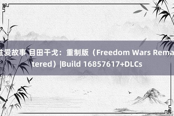 性爱故事 目田干戈：重制版（Freedom Wars Remastered）|Build 16857617+DLCs