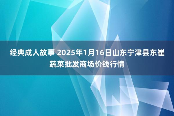 经典成人故事 2025年1月16日山东宁津县东崔蔬菜批发商场价钱行情